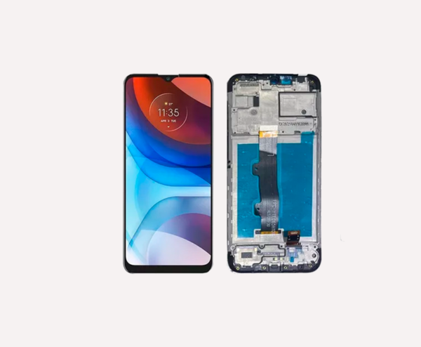 Pantalla MOTO E7 Con marco